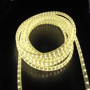LED Lichtschlauch 230 V / Rollenware 50 M / warmweisse helle LED / 13 mm / 60 LED/M