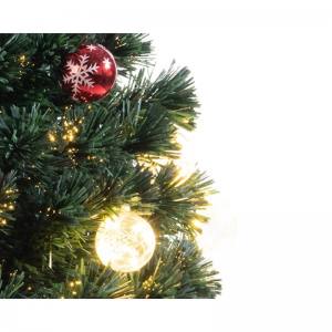 Everlands Weihnachtsbaum 120 cm Kunsttanne Londen Fiber Optic Baum LED indoor 150 LED