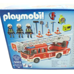 PLAYMOBIL 9463 Feuerwehr-Leiterfahrzeug ab 4 Jahren