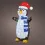 Lumineo 491094 LED Acryl Pinguin 3D Figur 85 cm Aussenfigur 120 weisse LED