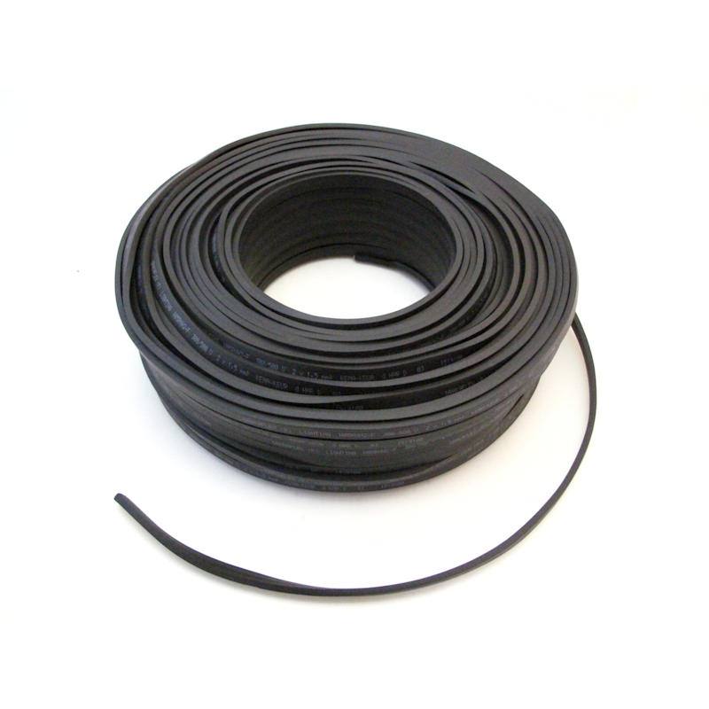 100 M DRAKA Kabel Illu Kabel H05RNH2-F 2x1,5 mm² Schwarz