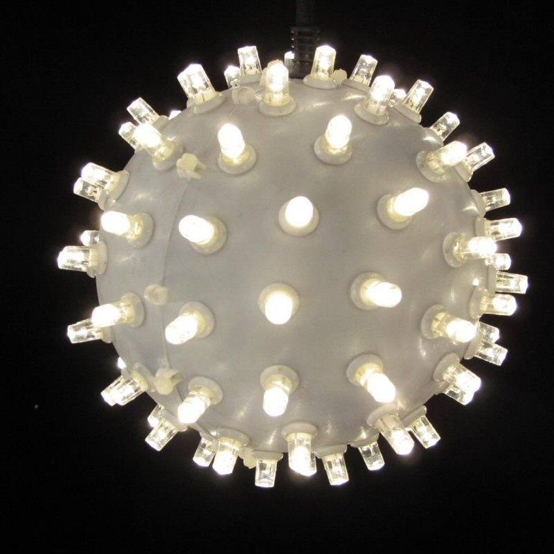 LED Lichtball 18 cm warmweissen LED Lichtpunkte 74 mit